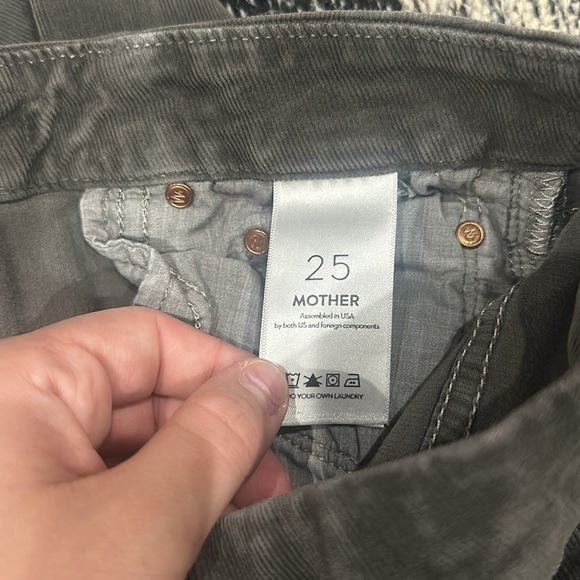 Mother the looker ankle fray charcoal‎ jeans Size: XS | US 25 - Picture 10 of 11